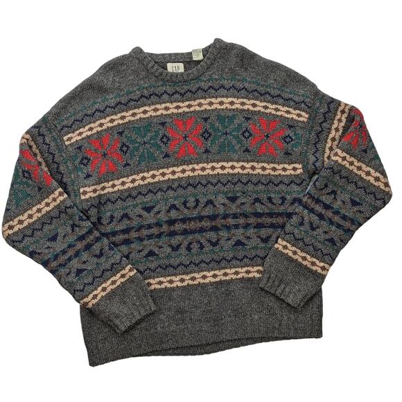 Chunky Shetland Wool Sweater - Picture 1 of 7